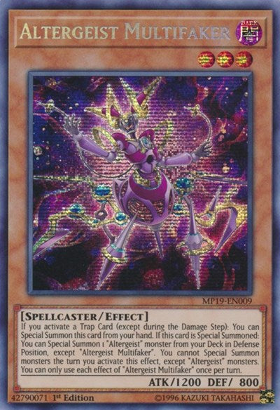 Altergeist Multifaker (Prismatic Secret Rare) [MP19-EN009-PrSR]