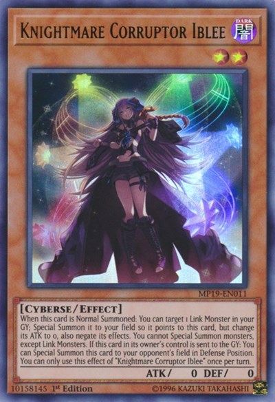 Knightmare Corruptor Iblee (Ultra Rare) [MP19-EN011-UR]