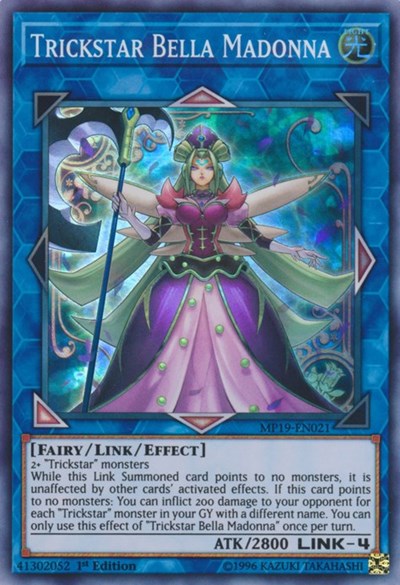 Trickstar Bella Madonna (Super Rare) [MP19-EN021-SuR]
