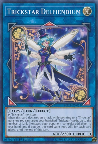 Trickstar Delfiendium (Common) [MP19-EN023-C]