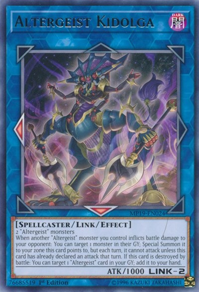 Altergeist Kidolga (Rare) [MP19-EN024-R]
