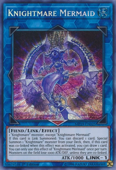 Knightmare Mermaid (Prismatic Secret Rare) [MP19-EN025-PrSR]