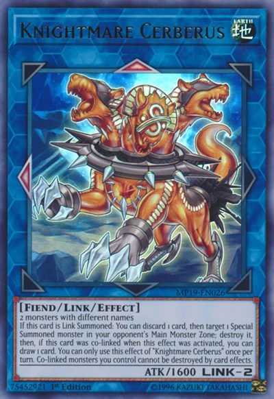 Knightmare Cerberus (Ultra Rare) [MP19-EN026-UR]