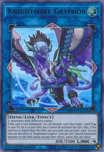 Knightmare Gryphon (Ultra Rare) [MP19-EN029-UR]