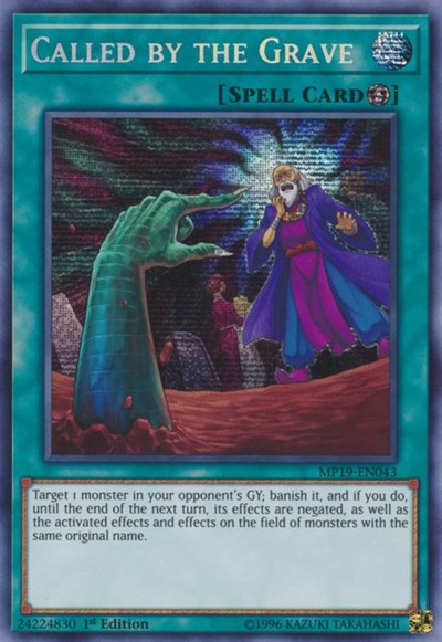 Called by the Grave (Prismatic Secret Rare) [MP19-EN043-PrSR]