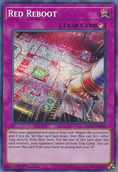Red Reboot (Prismatic Secret Rare) [MP19-EN046-PrSR]