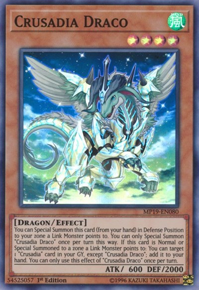 Crusadia Draco (Super Rare) [MP19-EN080-SuR]