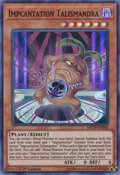 Impcantation Talismandra (Super Rare) [MP19-EN084-SuR]