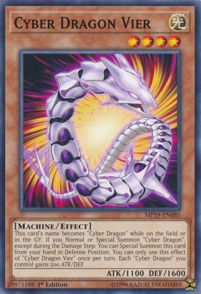 Cyber Dragon Vier (Common) [MP19-EN085-C]