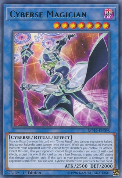 Cyberse Magician (Rare) [MP19-EN095-R]