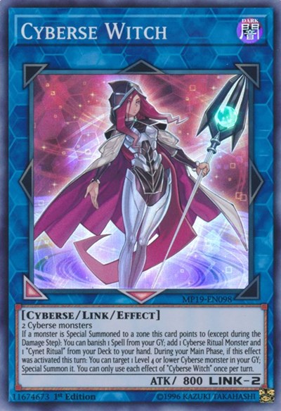 Cyberse Witch (Super Rare) [MP19-EN098-SuR]