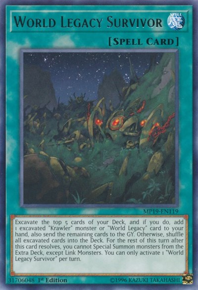 World Legacy Survivor (Rare) [MP19-EN119-R]