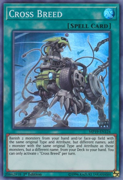 Cross Breed (Super Rare) [MP19-EN124-SuR]