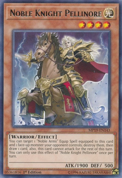 Noble Knight Pellinore (Rare) [MP19-EN143-R]