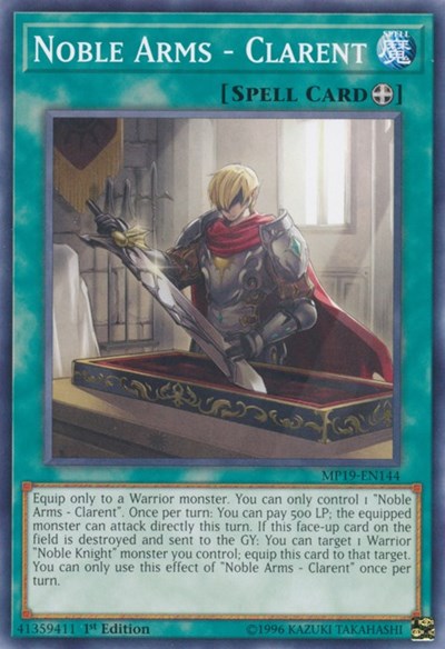Noble Arms - Clarent (Common) [MP19-EN144-C]