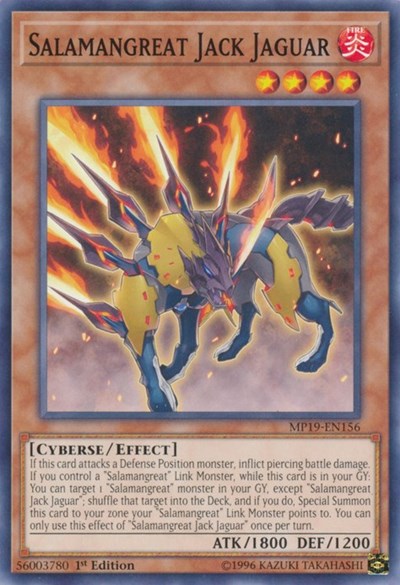 Salamangreat Jack Jaguar (Common) [MP19-EN156-C]