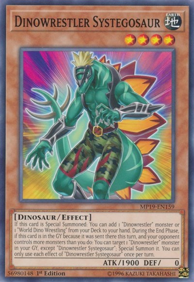Dinowrestler Systegosaur (Common) [MP19-EN159-C]