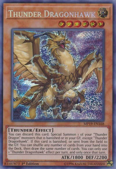 Thunder Dragonhawk (Prismatic Secret Rare) [MP19-EN168-PrSR]