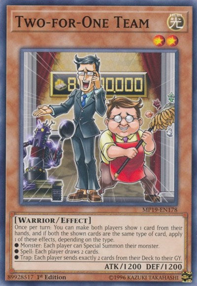 Two-for-One Team (Common) [MP19-EN178-C]