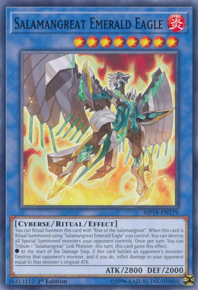 Salamangreat Emerald Eagle (Common) [MP19-EN179-C]