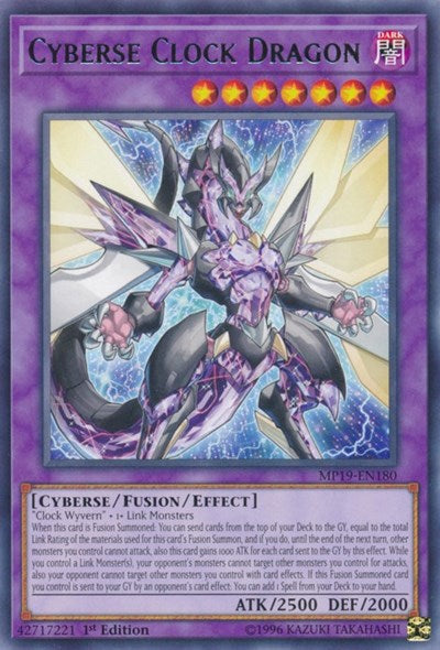 Cyberse Clock Dragon (Rare) [MP19-EN180-R]