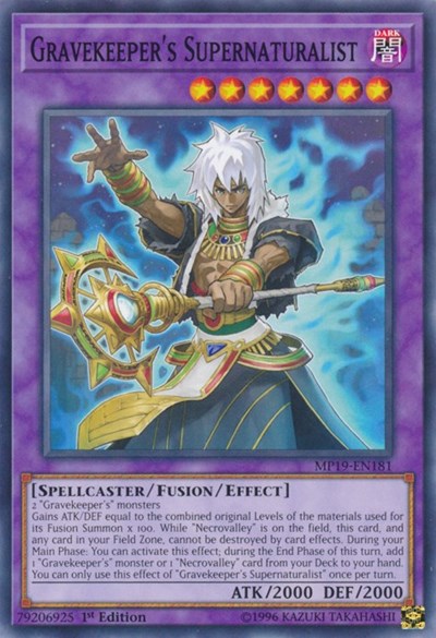 Gravekeeper's Supernaturalist (Common) [MP19-EN181-C]