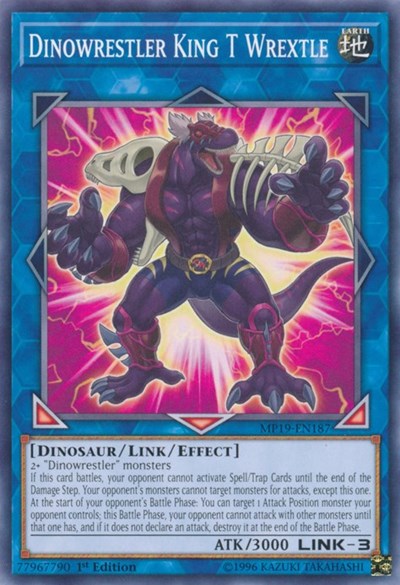 Dinowrestler King T Wrextle (Common) [MP19-EN187-C]