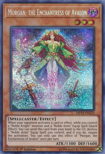 Morgan, the Enchantress of Avalon (Prismatic Secret Rare) [MP19-EN223-PrSR]