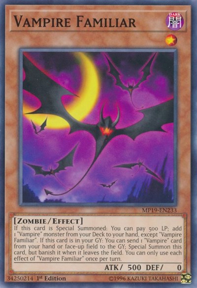 Vampire Familiar (Common) [MP19-EN233-C]
