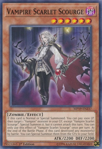 Vampire Scarlet Scourge (Common) [MP19-EN237-C]