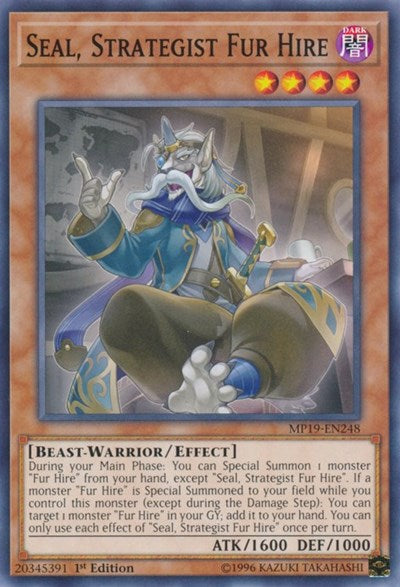Seal, Strategist Fur Hire (Common) [MP19-EN248-C]