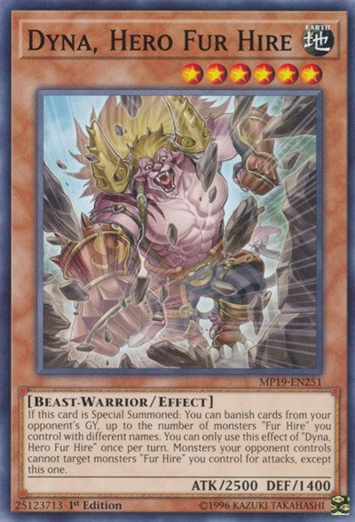Dyna, Hero Fur Hire (Common) [MP19-EN251-C]