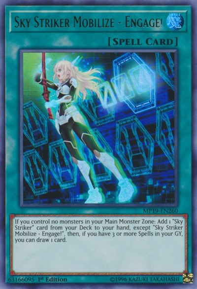 Sky Striker Mobilize - Engage! (Ultra Rare) [MP19-EN260-UR]