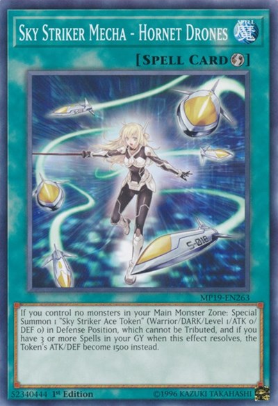 Sky Striker Mecha - Hornet Drones (Common) [MP19-EN263-C]