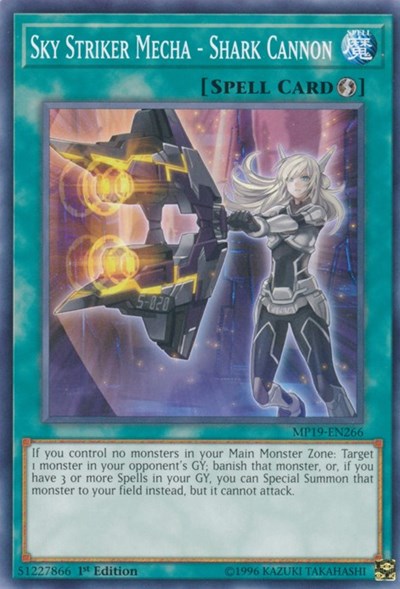 Sky Striker Mecha - Shark Cannon (Common) [MP19-EN266-C]