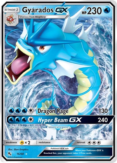 Gyarados GX - 16/68 (Ultra Rare) [HIF-16-UR]
