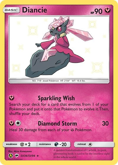 Diancie - SV36/SV94 (Shiny Holo Rare) [HIF-SV36-SHHR]