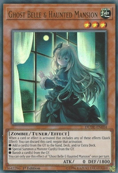 Ghost Belle & Haunted Mansion (Ultra Rare) [DUDE-EN004-UR]