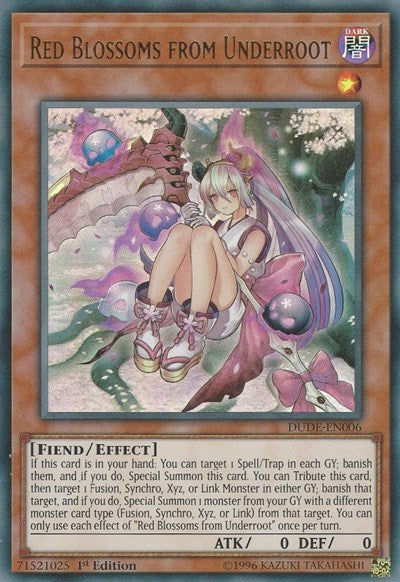 Red Blossoms from Underroot (Ultra Rare) [DUDE-EN006-UR]