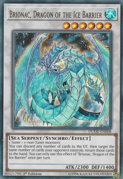 Brionac, Dragon of the Ice Barrier (Ultra Rare) [DUDE-EN008-UR]