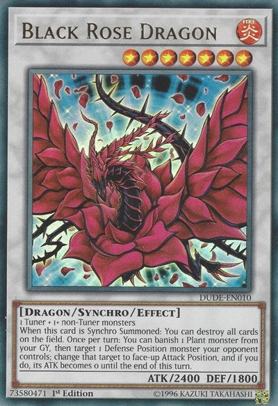 Black Rose Dragon (Ultra Rare) [DUDE-EN010-UR]