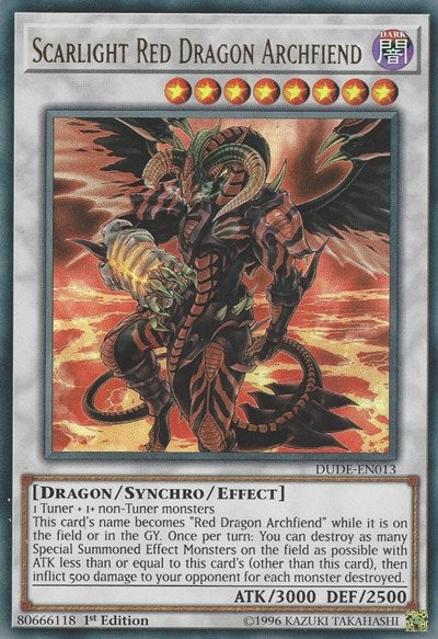 Scarlight Red Dragon Archfiend (Ultra Rare) [DUDE-EN013-UR]
