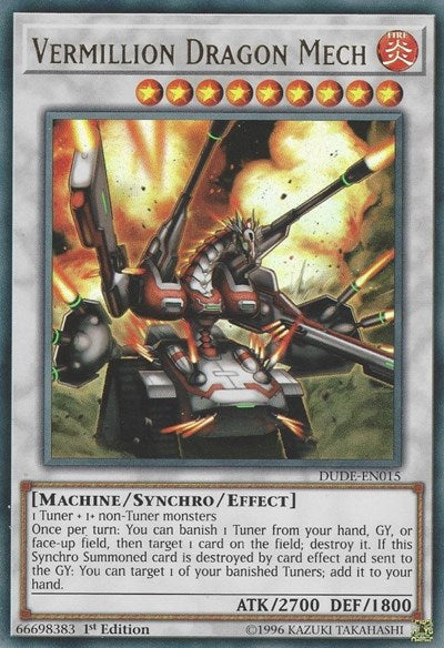 Vermillion Dragon Mech (Ultra Rare) [DUDE-EN015-UR]