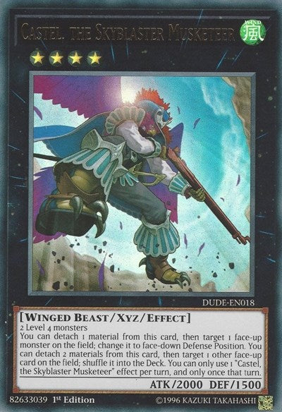 Castel, the Skyblaster Musketeer (Ultra Rare) [DUDE-EN018-UR]