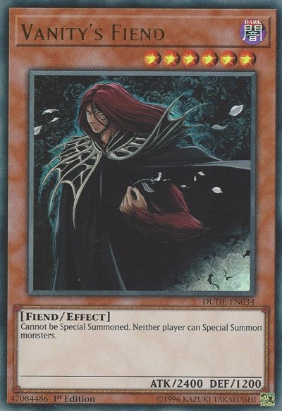 Vanity's Fiend (Ultra Rare) [DUDE-EN034-UR]