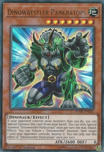 Dinowrestler Pankratops (Ultra Rare) [DUDE-EN036-UR]