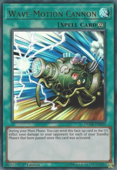 Wave-Motion Cannon (Ultra Rare) [DUDE-EN039-UR]