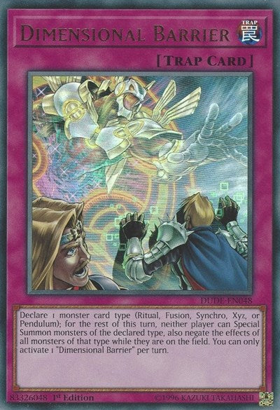 Dimensional Barrier (Ultra Rare) [DUDE-EN048-UR]