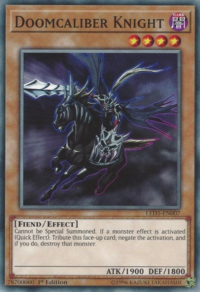 Doomcaliber Knight (Common) [LED5-EN007-C]