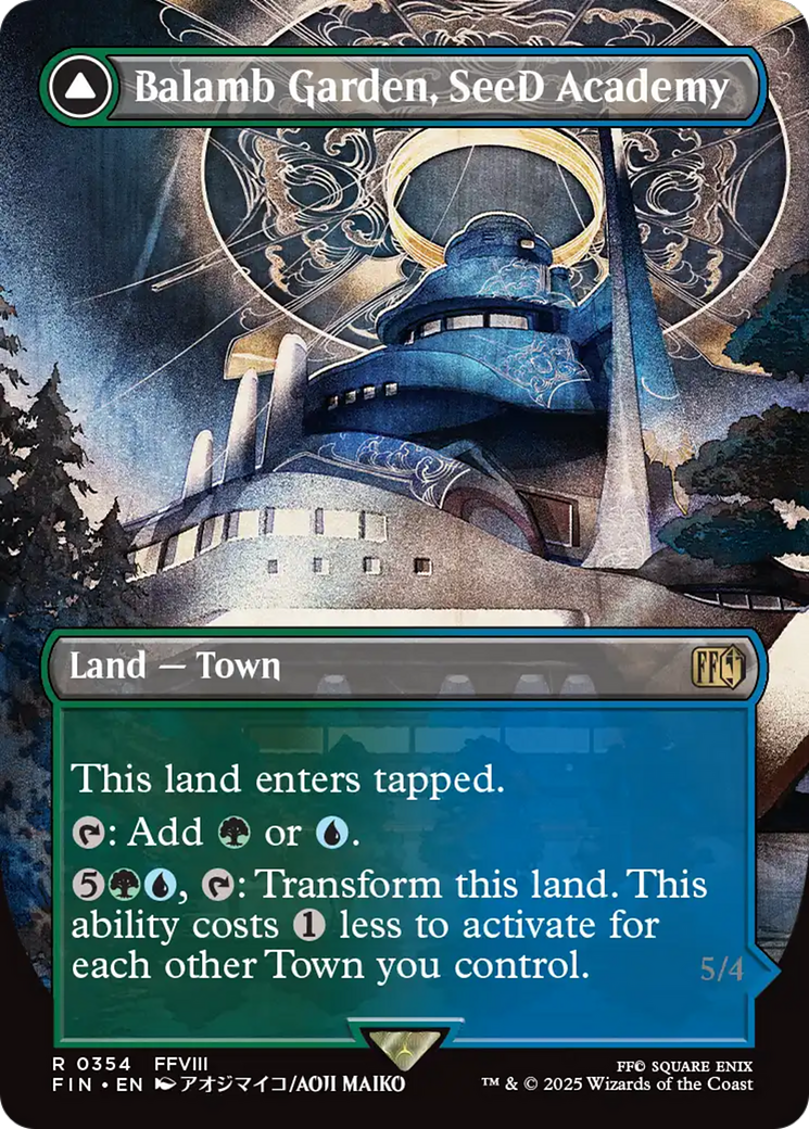 Balamb Garden, SeeD Academy // Balamb Garden, Airborne - Borderless - Full Art [FIN-354]